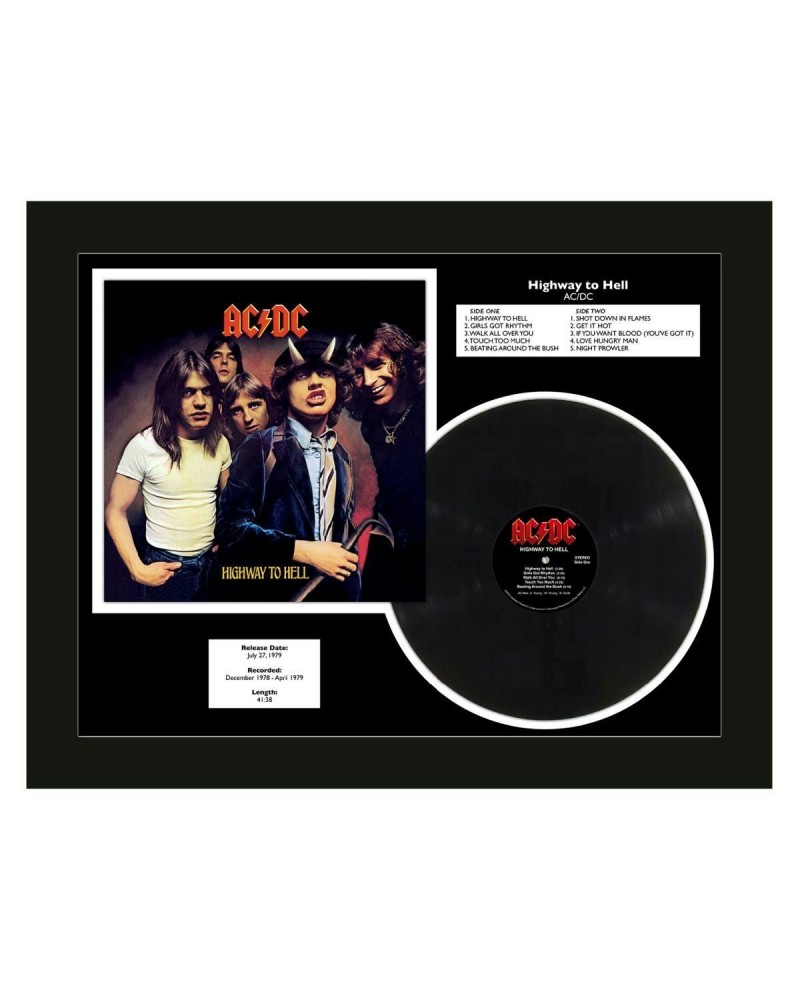 AC/DC Highway to Hell Matted and Framed Album with Vinyl & Tracklisting $25.60 Vinyl