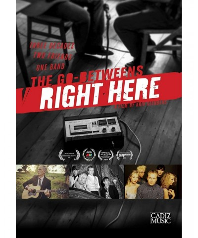 The Go-Betweens RIGHT HERE DVD $7.20 Videos