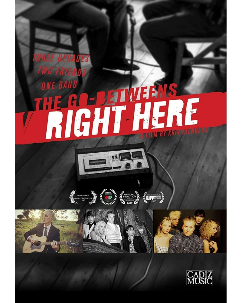 The Go-Betweens RIGHT HERE DVD $7.20 Videos