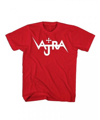 Vajra Classic White Vajra Logo on Red Unisex T-Shirt $8.25 Shirts