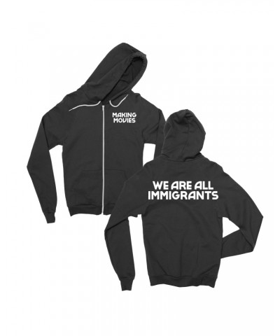 Making Movies We Are All Immigrants Hoodie - Black $23.00 Sweatshirts