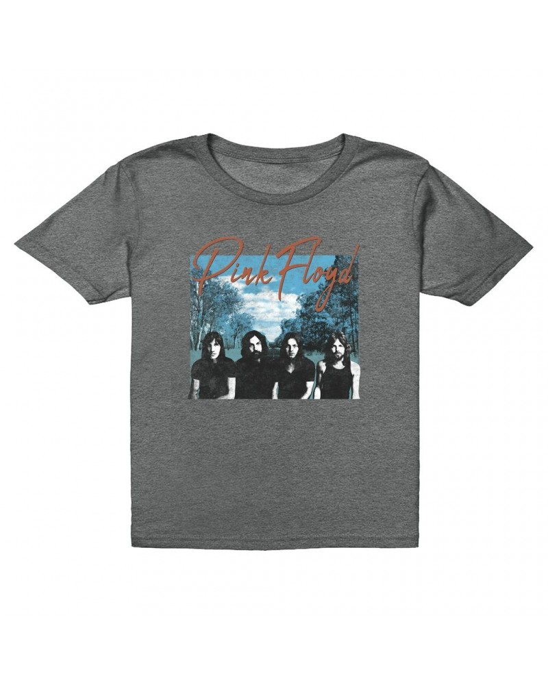 Pink Floyd Kids T-Shirt | Band Wilderness Design Distressed Kids T-Shirt $11.48 Kids