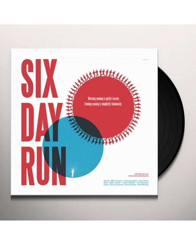 Circle SIX DAY RUN Vinyl Record $7.35 Vinyl