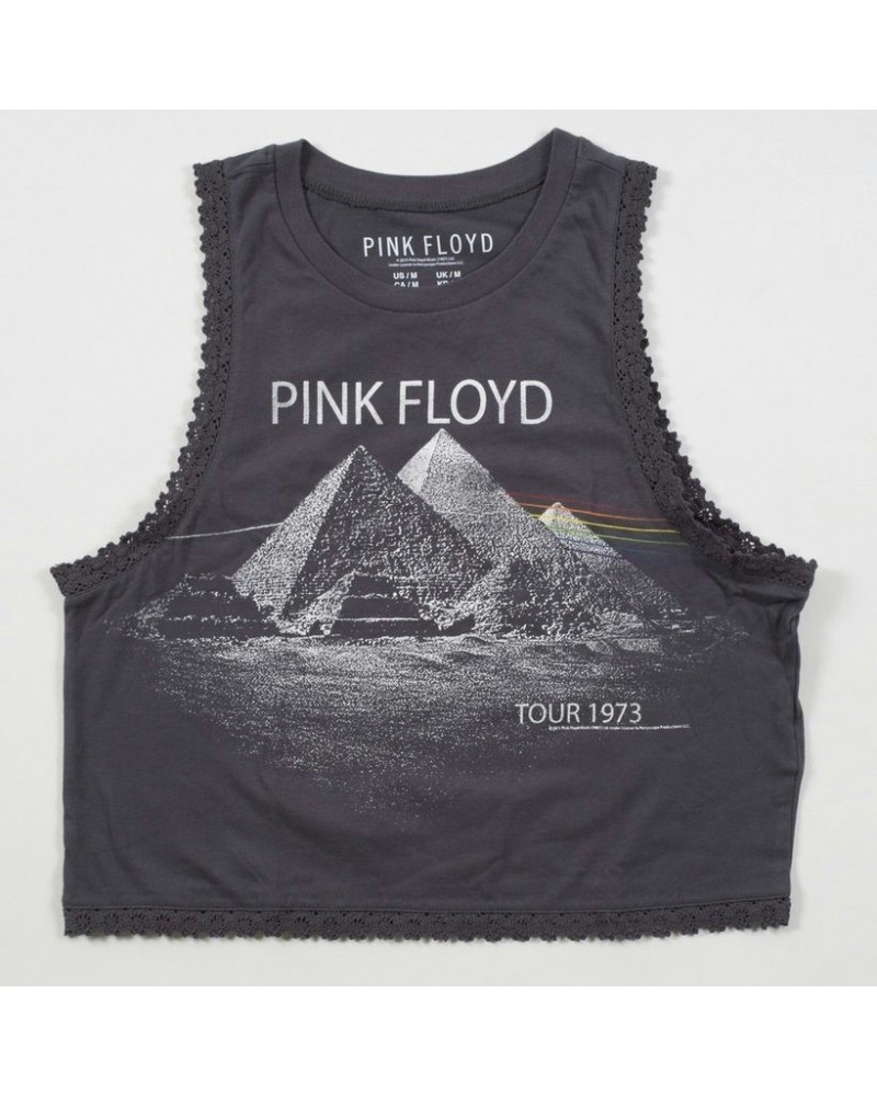 Pink Floyd Girls Pyramid '73 Sleeveless Lace Top $2.31 Shirts