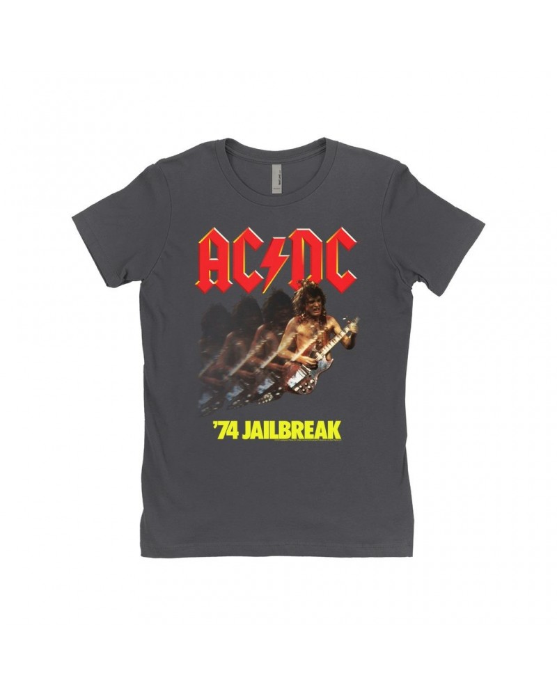 AC/DC Ladies' Boyfriend T-Shirt | JailBreak '74 Album Art Shirt $9.48 Shirts