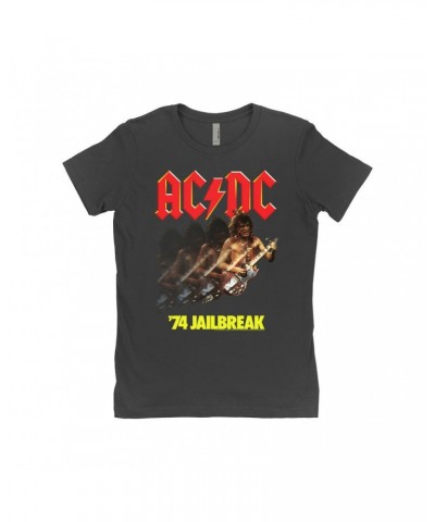 AC/DC Ladies' Boyfriend T-Shirt | JailBreak '74 Album Art Shirt $9.48 Shirts