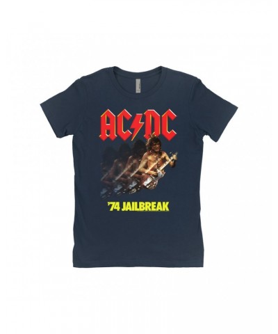 AC/DC Ladies' Boyfriend T-Shirt | JailBreak '74 Album Art Shirt $9.48 Shirts