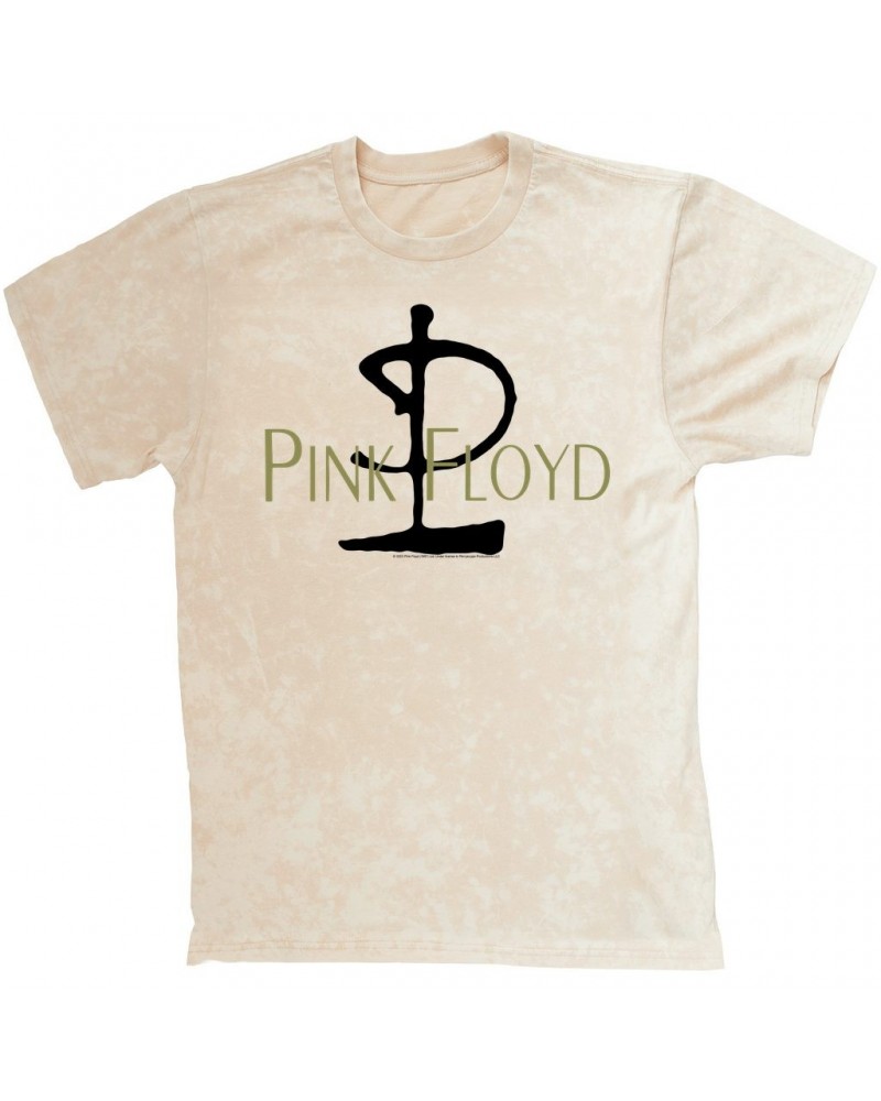 Pink Floyd T-shirt | Symbol And Logo Olive Mineral Wash Shirt $10.18 Shirts