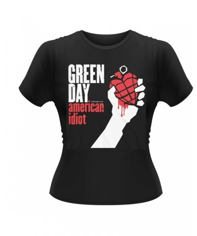 Green Day Women's T Shirt - American Idiot $16.13 Shirts