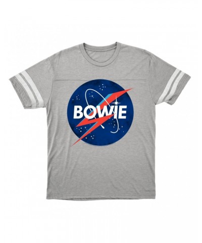 David Bowie T-Shirt | Bowie NASA Inspiration Football Shirt $12.19 Shirts