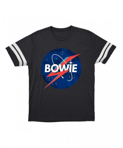 David Bowie T-Shirt | Bowie NASA Inspiration Football Shirt $12.19 Shirts