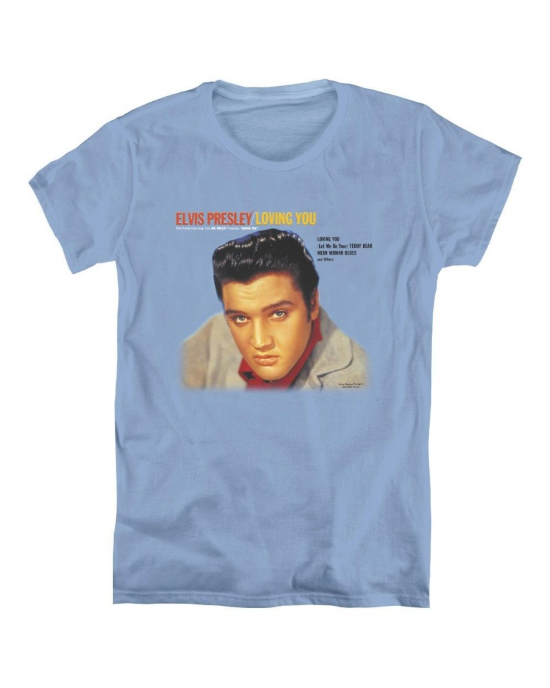 Elvis Presley Women's Shirt | LOVING YOU SOUNDTRACK Ladies Tee $8.28 Shirts