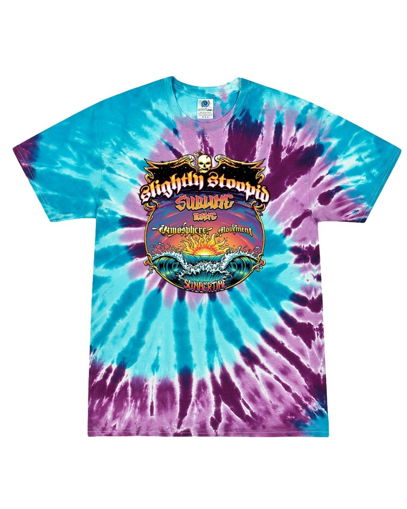 Slightly Stoopid Summertime Collab TieDye Tee $17.55 Shirts