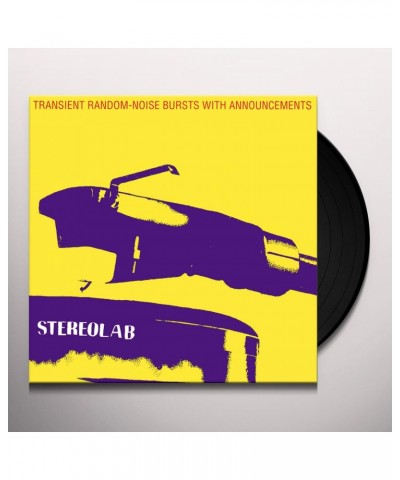 Stereolab TRANSIENT RANDOM NOISE-BURSTS WITH ANNOUNCEMENTS Vinyl Record $14.40 Vinyl