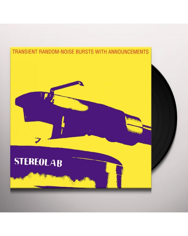 Stereolab TRANSIENT RANDOM NOISE-BURSTS WITH ANNOUNCEMENTS Vinyl Record $14.40 Vinyl