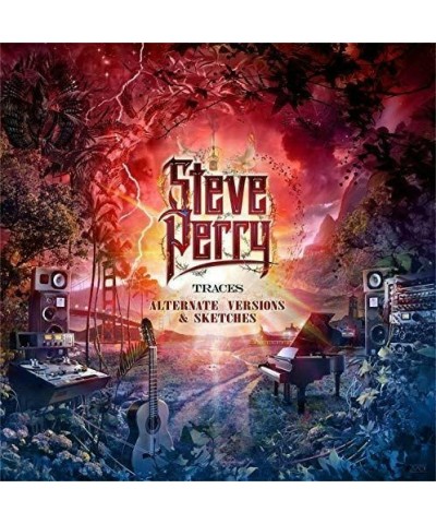 Steve Perry TRACES (ALTERNATE VERSIONS & SKETCHES) (DELUXE PICTURE DISC/RED VINYL/2LP) Vinyl Record $15.04 Vinyl